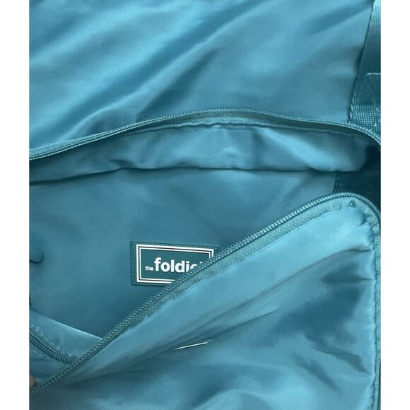 The Foldie Original Travel Expandable Foldable Tote Bag Carry On green - Picture 5 of 11
